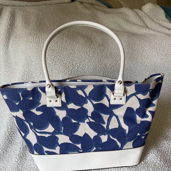 Kate Spade linen shoulder bag - Picture 3 of 7